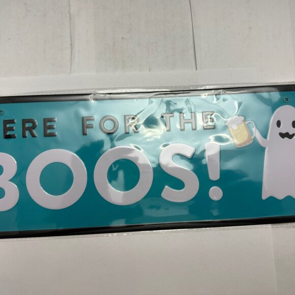 Design Group Halloween Themed 'Boos' Metal Sign - Picture 1 of 1